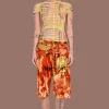 Tops | Collina Strada LIME PLAID ARC S/S TOP