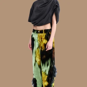 Pants | Collina Strada MELTING BLOOM DANTE RUFFLE TROUSER