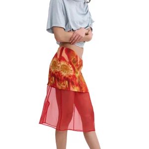Pants | Skirts | Collina Strada MUMS THE WORD WAVE MIDI SKIRT