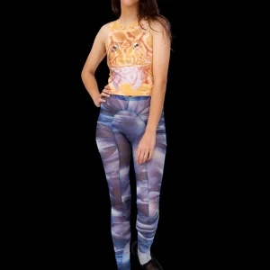 Pants | Collina Strada NAVY DOLPHIN PURR LEGGING