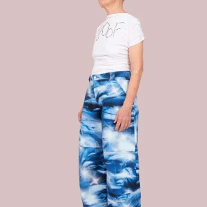 Pants | Collina Strada NAVY DOLPHIN STOMP PANT