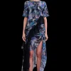 Dresses | Collina Strada NAVY GARDEN BLUR FANNY RITUAL DRESS
