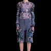 Pants | Collina Strada NAVY GARDEN BLUR GIVA SHORT