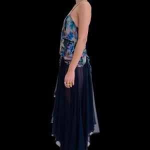 Tops | Dresses | Collina Strada NAVY GARDEN BLUR MAGNOLIA DRESS