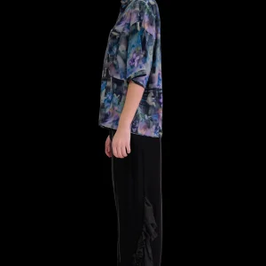 Tops | Collina Strada NAVY GARDEN BLUR MARKET BUTTON UP