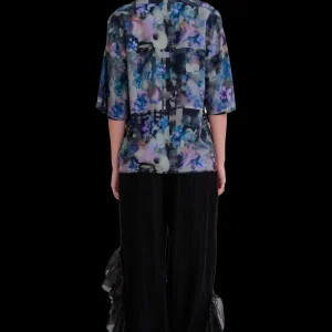 Tops | Collina Strada NAVY GARDEN BLUR MARKET BUTTON UP