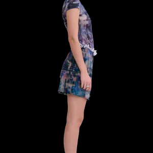 Pants | Collina Strada NAVY GARDEN BLUR ODEON BOXER