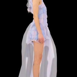 Dresses | Collina Strada PERIWINKLE PLAID JAZZELLE GOWN