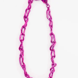 Necklaces | Collina Strada PINK CRUSHED CHAIN NECKLACE