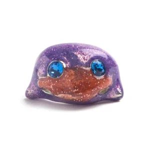 Rings | Collina Strada PINK GLITTER BABY DOLPHIN RING