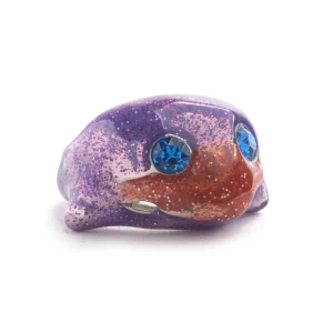 Rings | Collina Strada PINK GLITTER BABY DOLPHIN RING