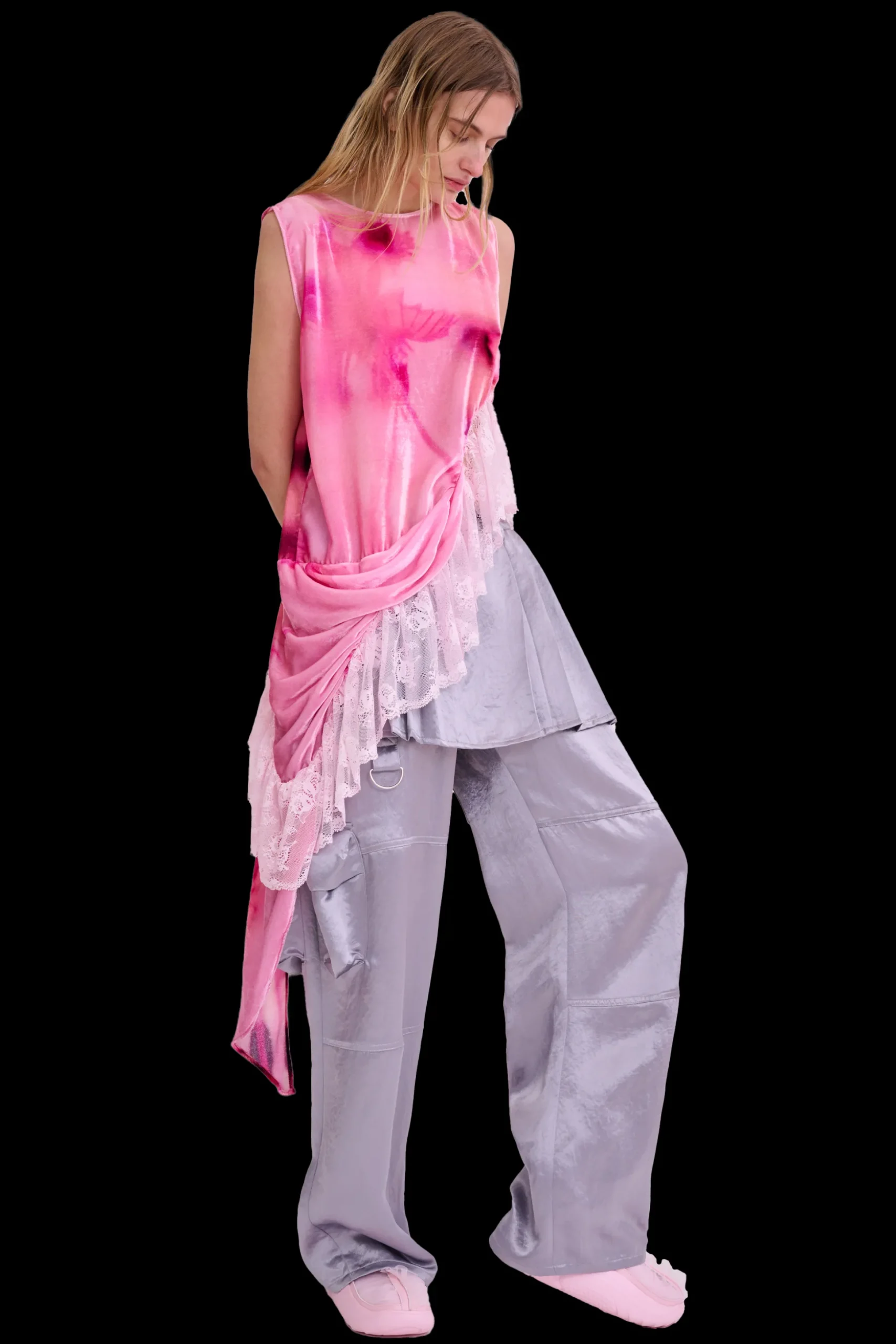 pink_meadow_fanny_top_1.webp Tops | Dresses | Collina Strada PINK MEADOW FANNY TOP