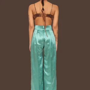 Pants | Collina Strada SAGE GREEN RIBBIT PANT