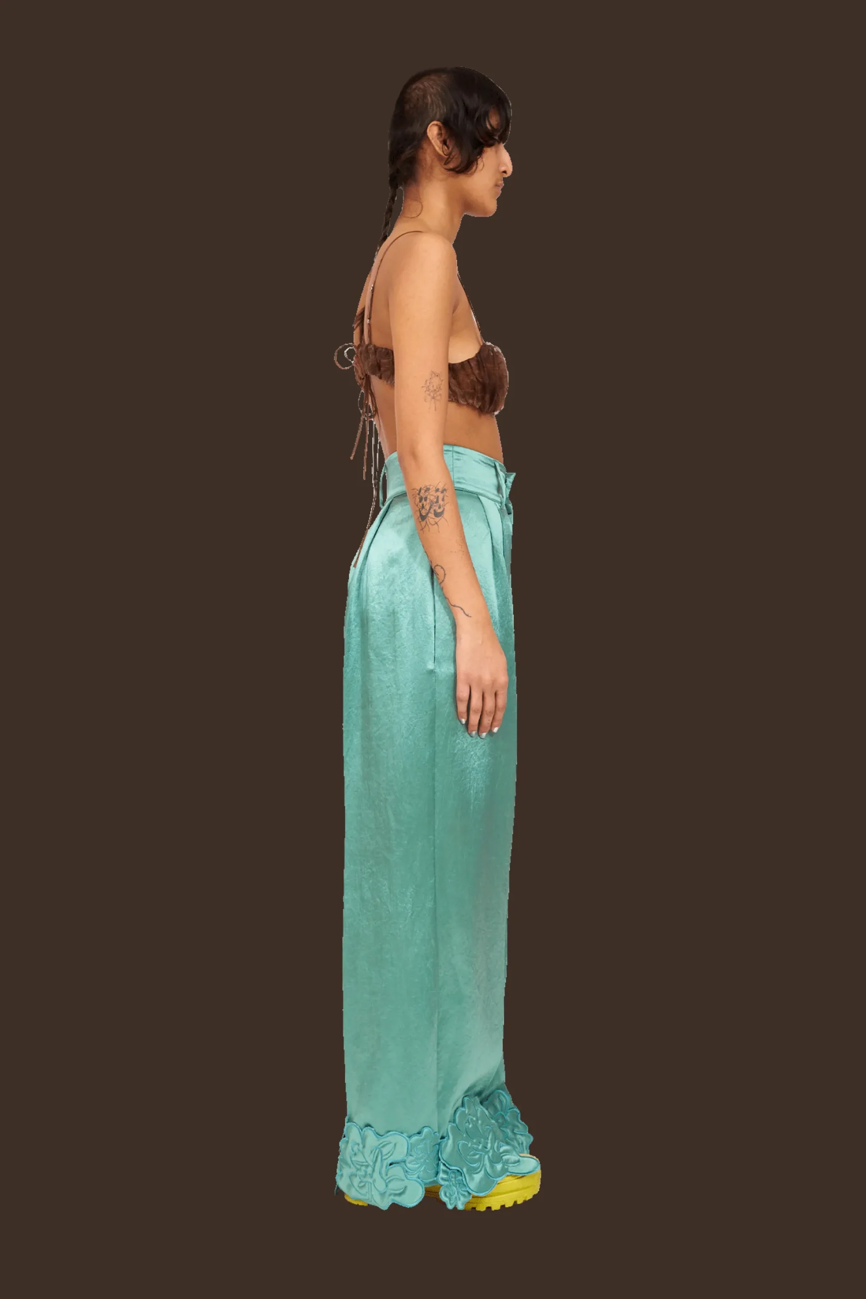 sage_green_ribbit_pant_5.webp Pants | Collina Strada SAGE GREEN RIBBIT PANT