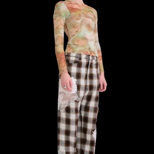 Tops | Collina Strada SAGE MOLTEN FLORAL ARC L/S TOP