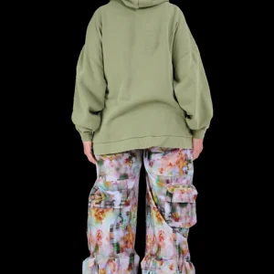 Sweaters & Sweats | Collina Strada SAGE RHINESTONE ROUND HEM HOODIE