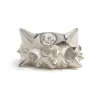 Rings | Collina Strada SILVER CLEAR ALIEN RING