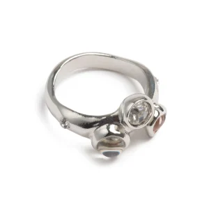 Rings | Collina Strada SILVER CLEAR FLORENCE RING