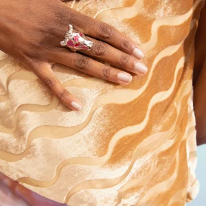 Rings | Collina Strada SILVER PINK BABY PONY RING