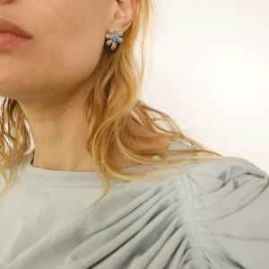 Earrings | Collina Strada SKY MIX SQUASHED BLOSSOM EARRING