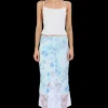 Skirts | Collina Strada SKY SHADOW FLORAL HISS SKIRT