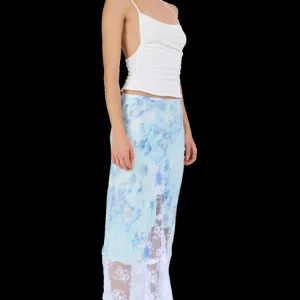Skirts | Collina Strada SKY SHADOW FLORAL HISS SKIRT