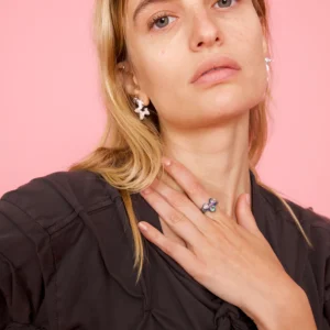Rings | Collina Strada SOFT BLUE FLORENCE RING