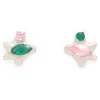 Earrings | Collina Strada SOFT PINK EMERALD STELLA STUDS