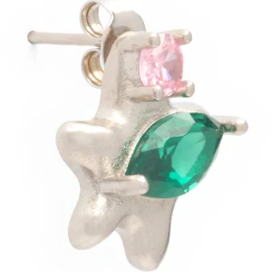 Earrings | Collina Strada SOFT PINK EMERALD STELLA STUDS