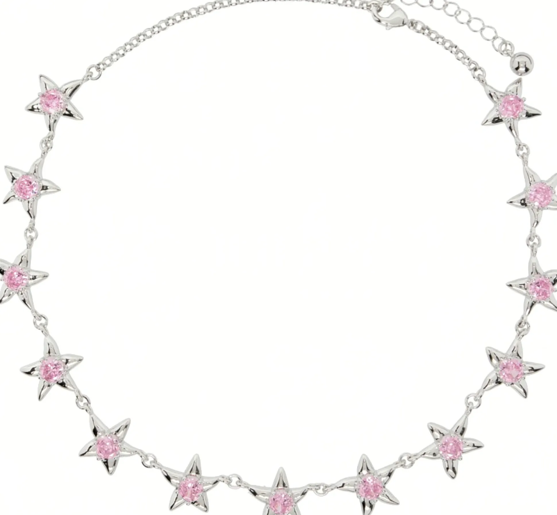 soft_pink_starlink_necklace_0.webp Necklaces | Collina Strada SOFT PINK STARLINK NECKLACE