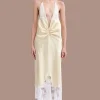 Dresses | Collina Strada SOFT YELLOW COURT SLIP DRESS