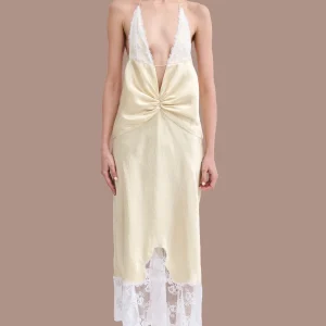 Dresses | Collina Strada SOFT YELLOW COURT SLIP DRESS