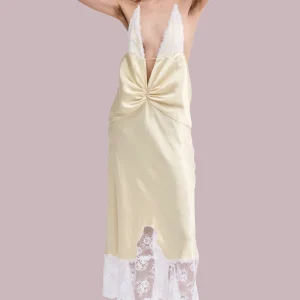 Dresses | Collina Strada SOFT YELLOW COURT SLIP DRESS