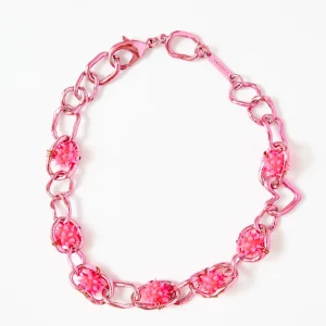 Necklaces | Collina Strada SPIKEEZ CHAIN NECKLACE LIGHT PINK