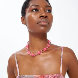 Necklaces | Collina Strada SPIKEEZ CHAIN NECKLACE LIGHT PINK