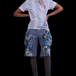 Tops | Collina Strada STORM BLUE FLOWER STRIPE TOSH TEE