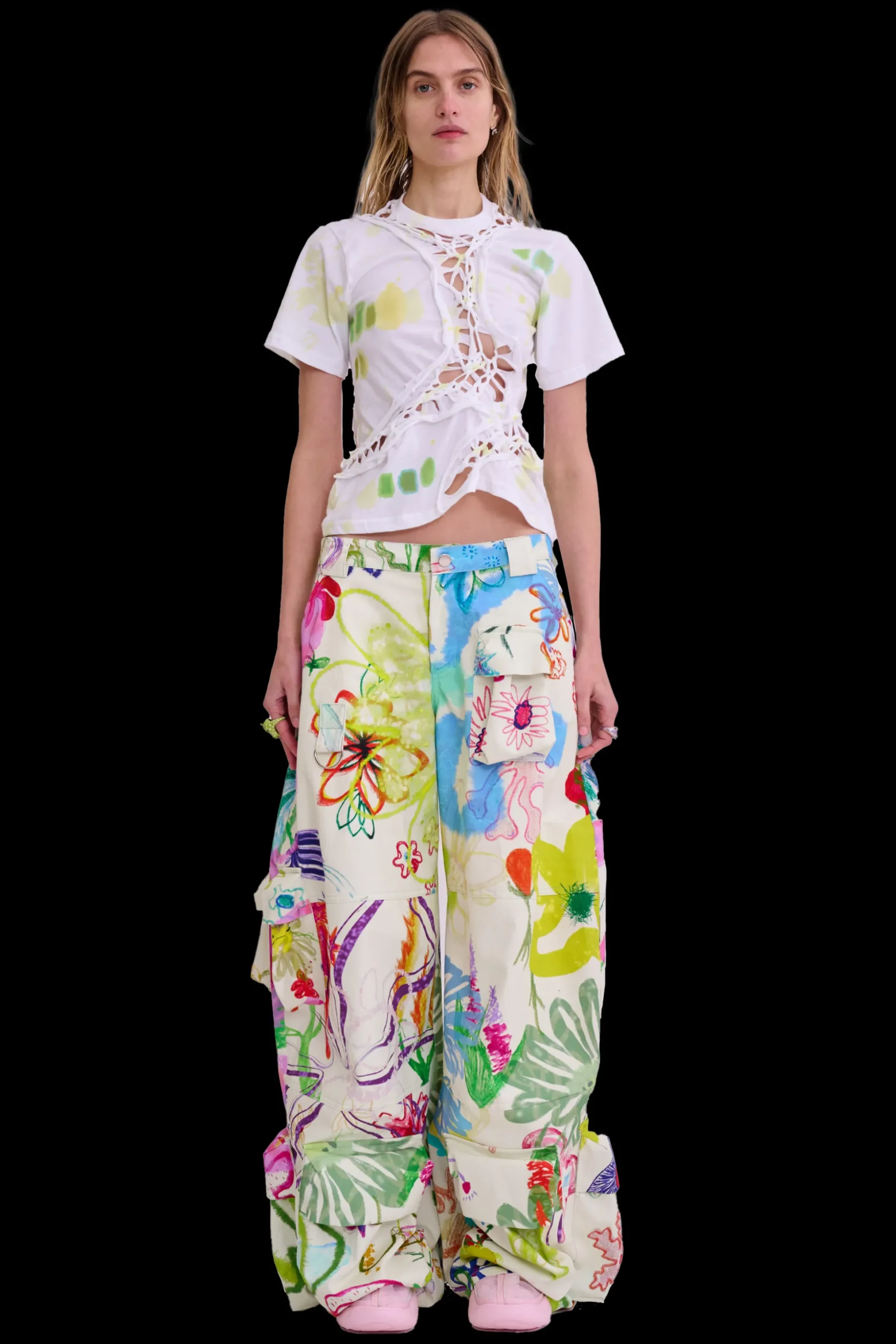 super_bloom_garden_cargo_pant_0.webp Pants | Collina Strada SUPER BLOOM GARDEN CARGO PANT