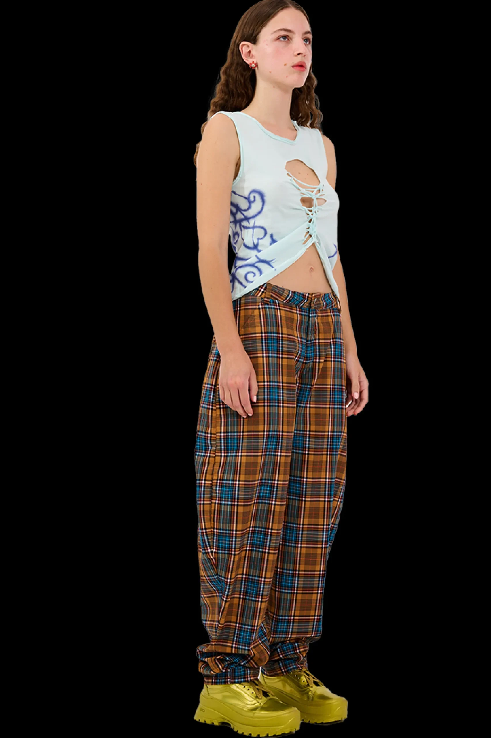 tattoo_blue_kelly_tank_3.webp Tops | Collina Strada TATTOO BLUE KELLY TANK