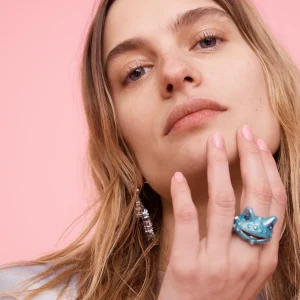 Rings | Collina Strada TURQUOISE DRAGON BABY RING