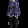 Tops | Collina Strada VITELLI PURPLE PLAID WOOLLY SWEATER
