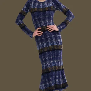 Dresses | Collina Strada VITELLI PURPLE PLAID YURI DRESS