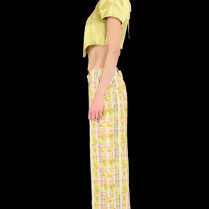 Pants | Collina Strada YELLOW BOXER PLAID DANTE TROUSER