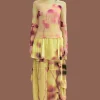 Skirts | Pants | Collina Strada YELLOW MEADOW PLAID LAWN SKIRT CARGO PANT